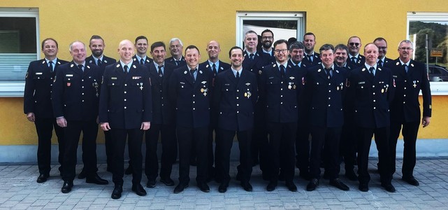 Gruppenfoto der Geehrten